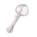 Sterling Silver Heart Baby Rattle